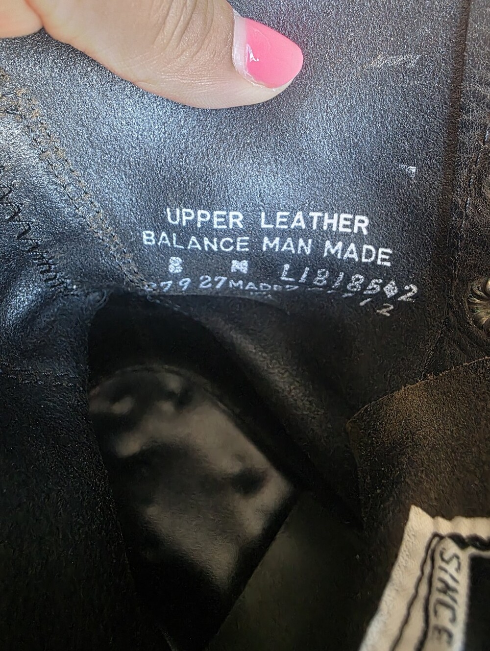 Frye Men's Black Leather Lace-Up Work Boots - Picture 9 of 11